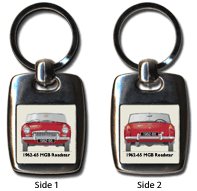 MGB Roadster (wire wheels) 1962-64 Keyring 5